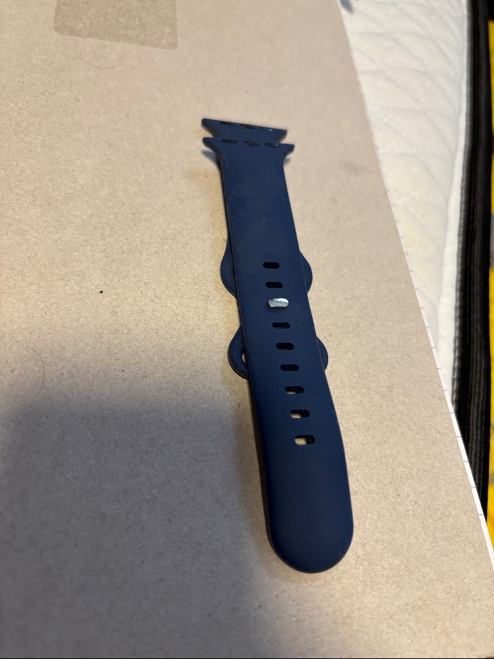 Navy Silicone Apple Smartwatch Band‎
